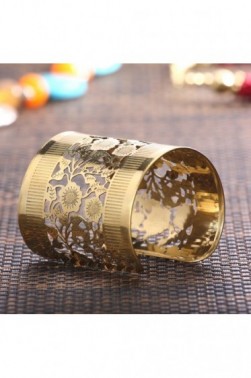 Banded Floral Cuff