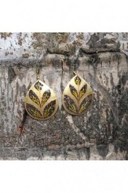 Pressed Leaf Earrings