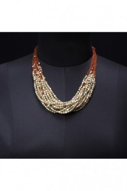 Bunched Gold Necklace
