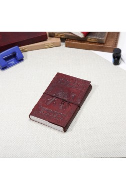Whimsical Leather Notebook Journal