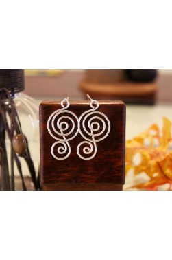 Curled Wire Earrings