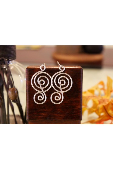 Curled Wire Earrings